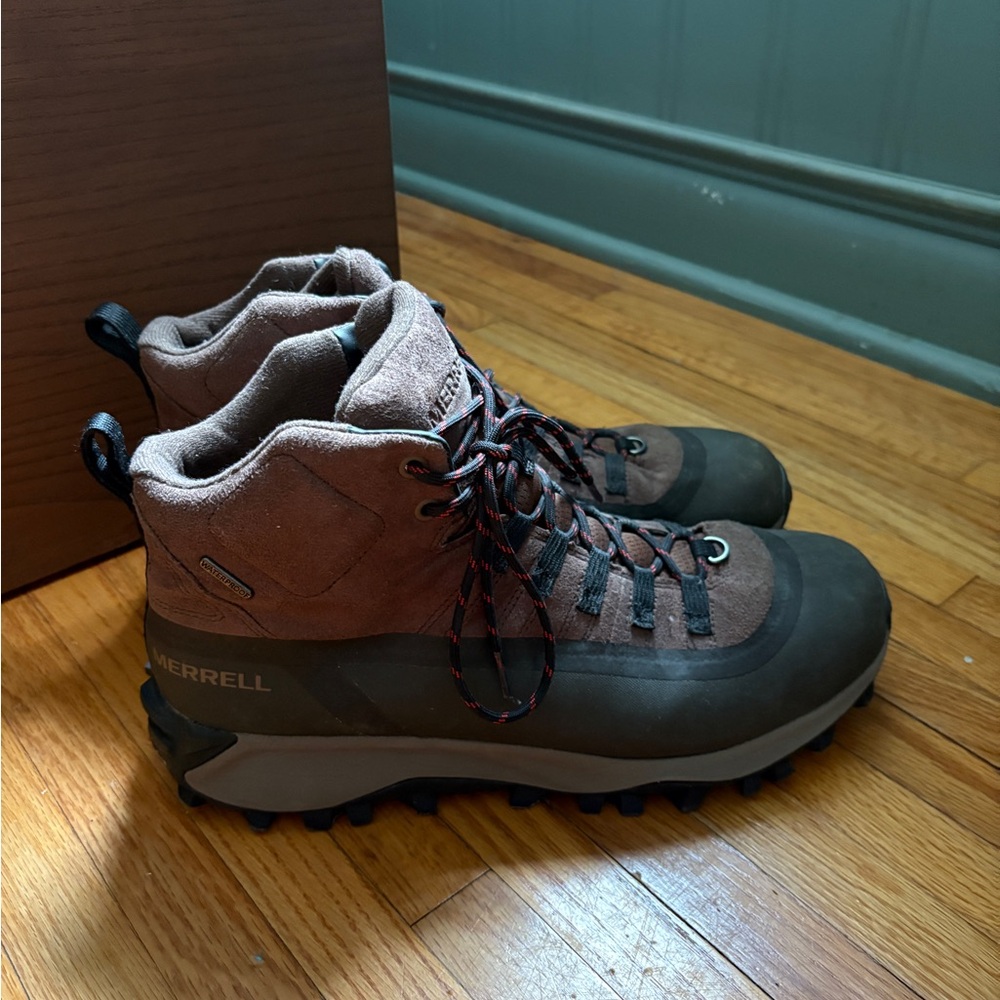 Merrell - Men's 11.5 - Thermo Snowdrift Mid Shell Winter Boot - Brown